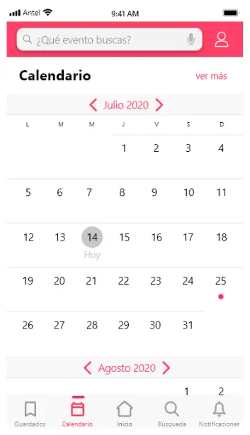 calendario eventy app