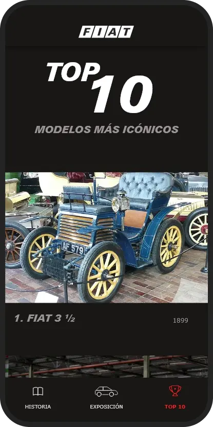 selección top 10 autos fiat app